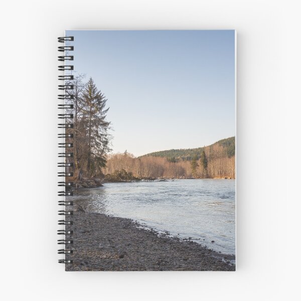 Item preview, Looking downstream on the Kalum River at Deep Creek on a spring morning designed and sold by SnapTPhotograph.
