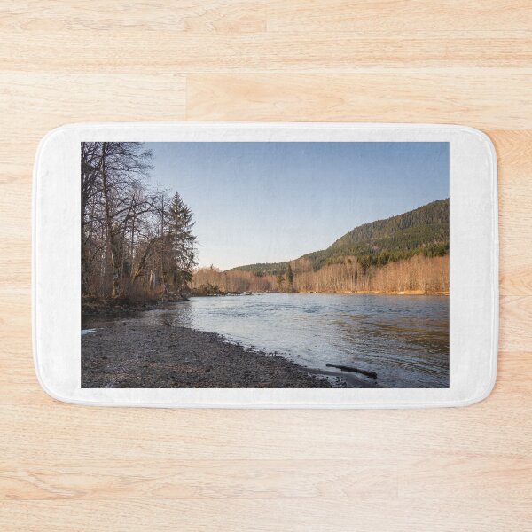 Item preview, Looking downstream on the Kalum River at Deep Creek on a spring morning designed and sold by SnapTPhotograph.