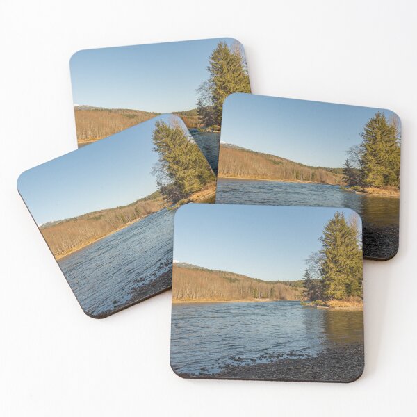Item preview, The Kalum River and Deep Creek confluence on an early spring morning designed and sold by SnapTPhotograph.
