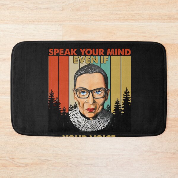 Item preview, Speak your mind even if your voice shake Feminist Ruth Bader Ginsburg RBG designed and sold by Enraged46.