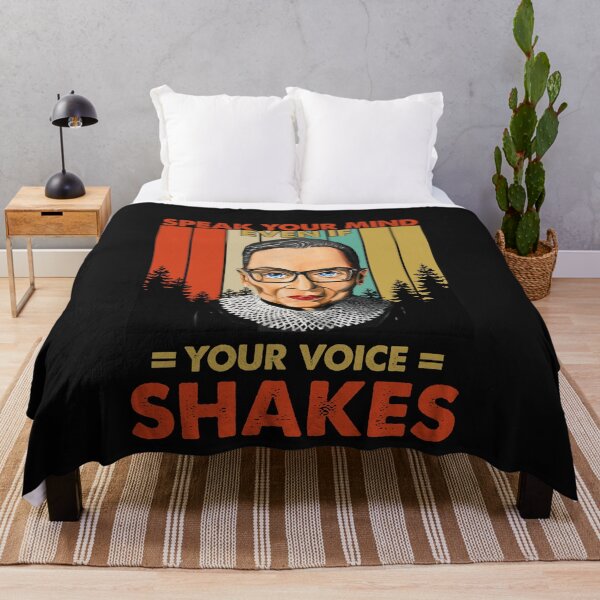 Item preview, Speak your mind even if your voice shake Feminist Ruth Bader Ginsburg RBG designed and sold by Enraged46.