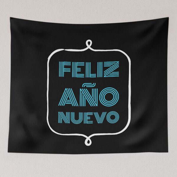 Item preview, Happy new year in Spanish feliz año nuevo  designed and sold by mikoala50.
