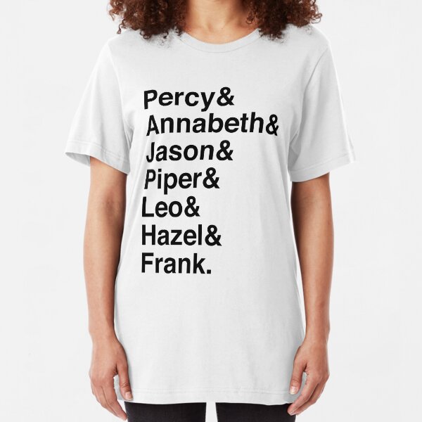 Percy & Annabeth & Jason & Piper & Leo & Hazel & Frank. (Percy Jackson) Slim Fit T-Shirt