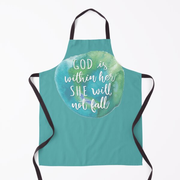 Item preview, Watercolor Psalm 46:5 - Biscay Green designed and sold by amazingjoy.