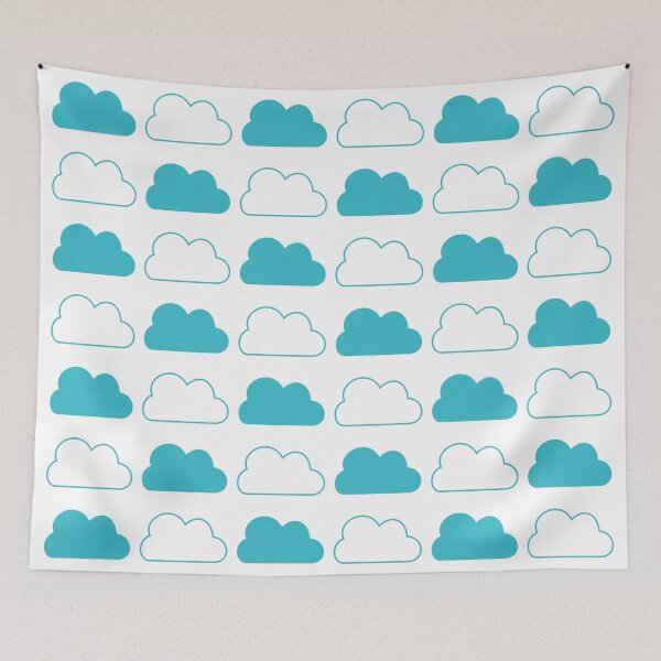 Item preview, Blue Clouds on a white sky designed and sold by CSouissi.