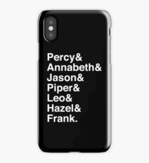 Percy & Annabeth & Jason & Piper & Leo & Hazel & Frank. (Percy Jackson) (Inverse) iPhone Case/Skin
