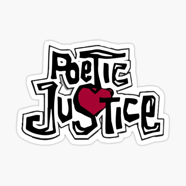 POETIC JUSTICE 2pac Tupac Amaru Shakur Sticker