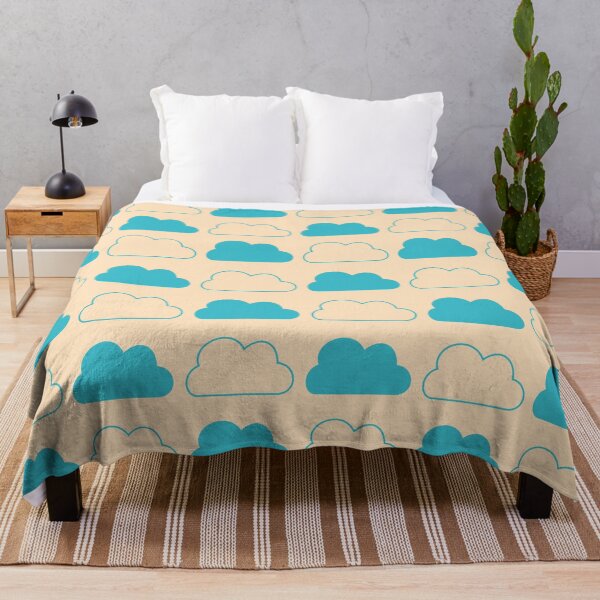 Item preview, Blue Clouds on a light yellow sky designed and sold by CSouissi.