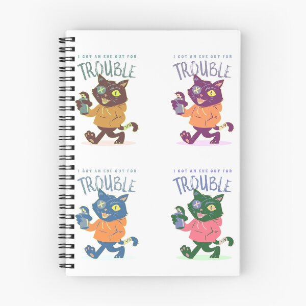 Item preview, I Got An Eye Out For Trouble Multicolor Furrrrious Foursome designed and sold by TeachUrb.