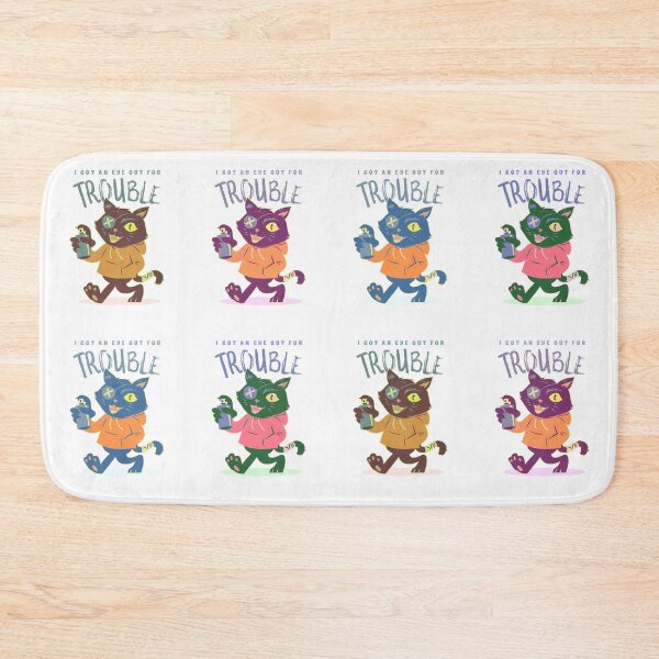 Item preview, I Got An Eye Out For Trouble Multicolor Furrrrious Foursome designed and sold by TeachUrb.