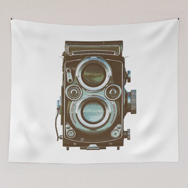 Item preview, Retro Camera twin lens lomography - vintage colors designed and sold by PeterADesign.