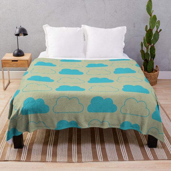 Item preview, Blue Clouds on a light green sky designed and sold by CSouissi.