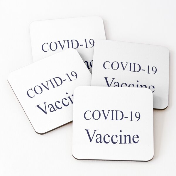 Artikelvorschau, Covid Vaccine Typography entworfen und verkauft von Roy Store.