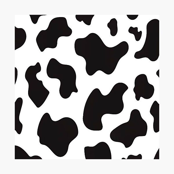 aesthetic cow print Photographic Print for Sale by esthetay