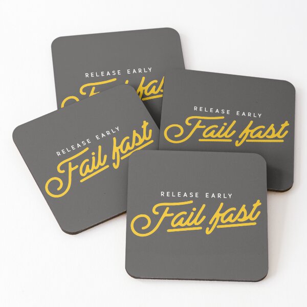 Item preview, "Release early fail fast" designed and sold by Salma Satya & Co.