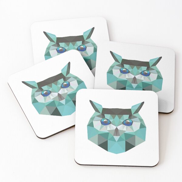 Item preview, Blue Owl Low Poiy designed and sold by Roastee.