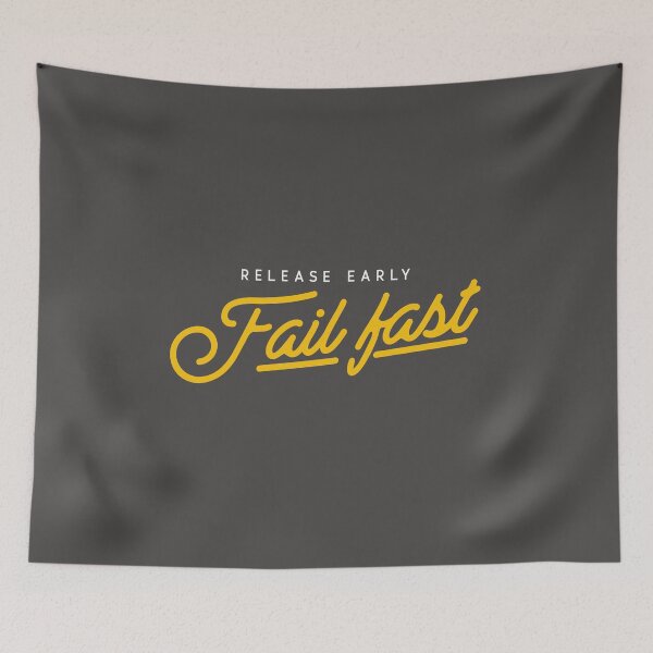 Item preview, "Release early fail fast" designed and sold by Salma Satya & Co.