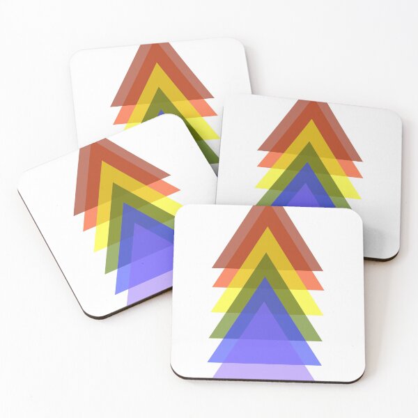 Item preview, Geometric patterned colorful rainbow designed and sold by Sowmya-P.