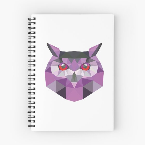 Item preview, Purple Owl Low Poiy designed and sold by Roastee.