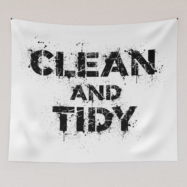 Item preview, Clean and Tidy designed and sold by jwebmarket.