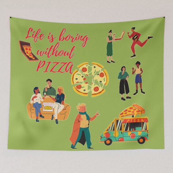 Item preview, Life is better with Pizza and Gaming designed and sold by lotusbud.