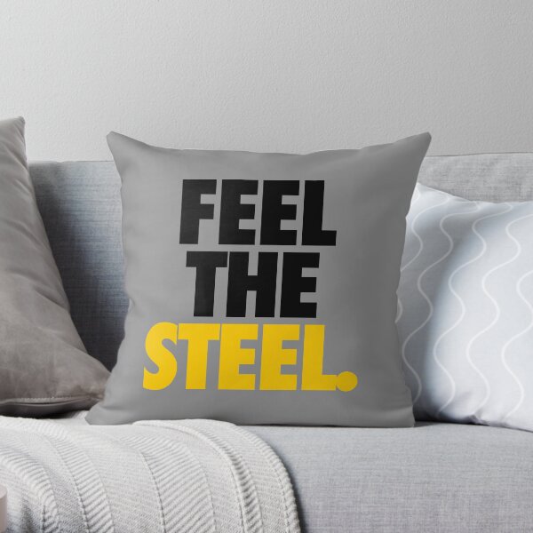 FEEL THE STEEL. - Alternate Throw Pillow