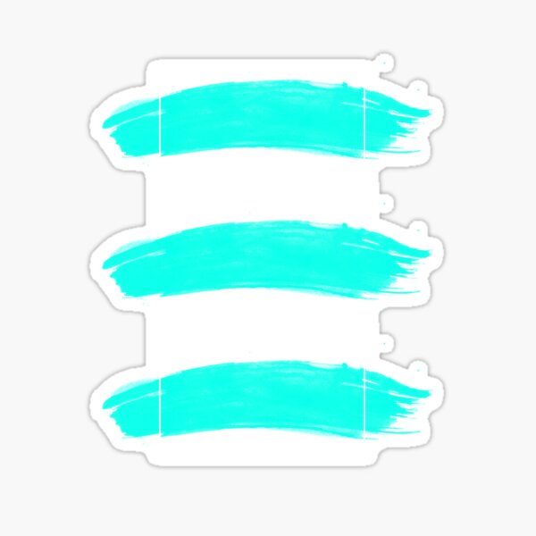 Painted lines Sticker