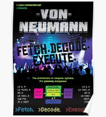 Von Neumann Architecture: Mock Band Tour Poster Poster
