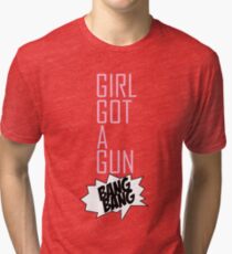 TOKIO HOTEL - GIRL GOT A GUN Tri-blend T-Shirt