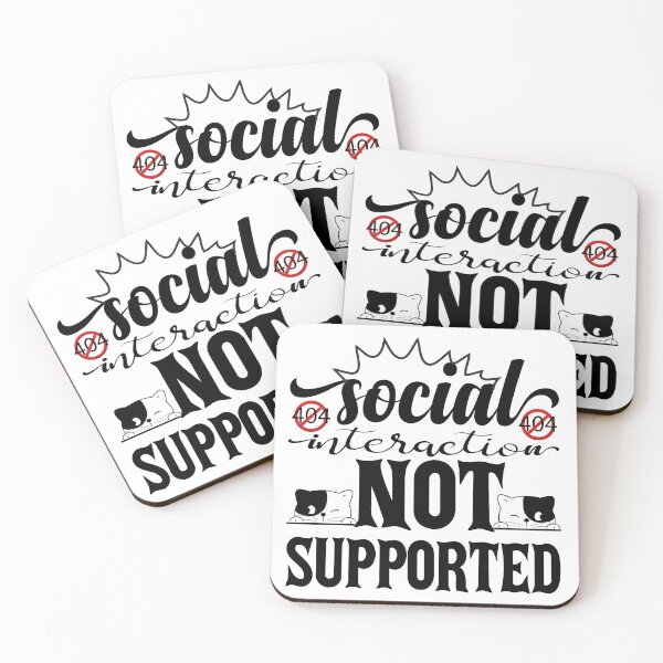 Item preview,  Social Interaction Not Supported designed and sold by ADAMYASS.