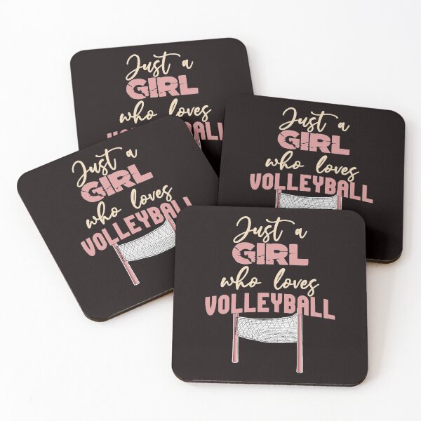 Item preview, Just A Girl Who Loves Volleyball - Cool Volleyball and Text Effects Gift Idea  designed and sold by leo121687.