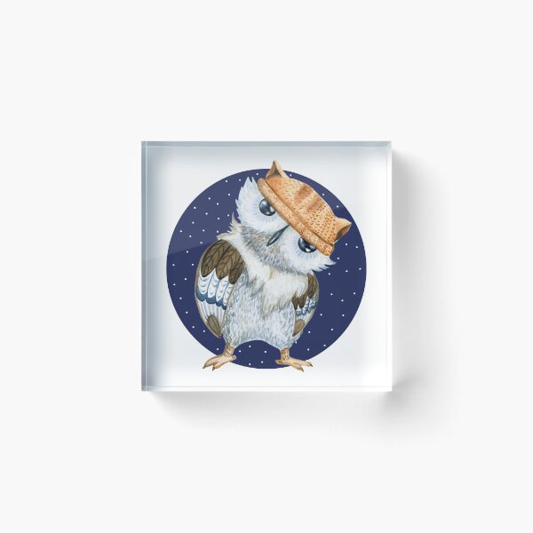 Item preview, Cute Owl in Hat designed and sold by inga-ra.