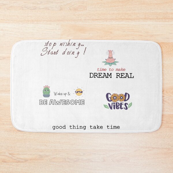 Item preview, MOTIVATIONAL stickers - 5 colorful stickers all in one - GOOD VIBES designed and sold by Alessandro Portavoce.