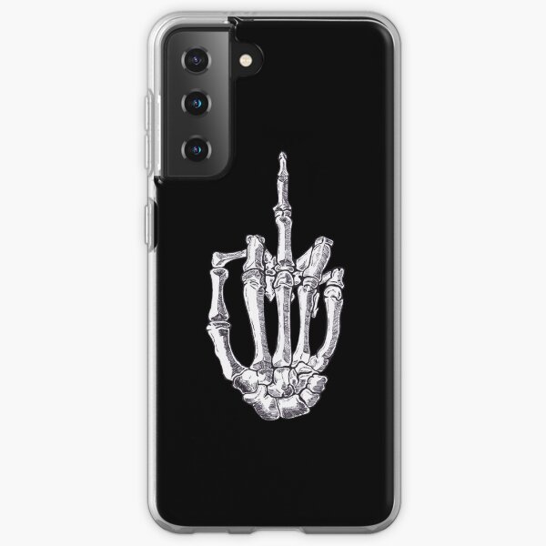 Skeletal Middle Finger Samsung Galaxy Soft Case