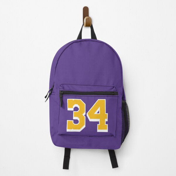 Item preview, 34 Yellow Number thirty-four Purple Basketball Jersey designed and sold by elhefe.