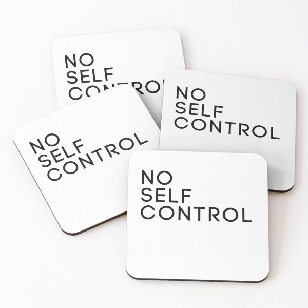 Item preview, NO SELF CONTROL designed and sold by Swirlstache.
