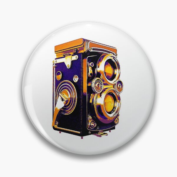 Item preview, Retro Camera twin lens lomography - orange and violet designed and sold by PeterADesign.
