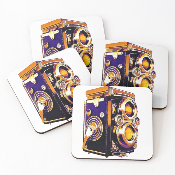 Item preview, Retro Camera twin lens lomography - orange and violet designed and sold by PeterADesign.