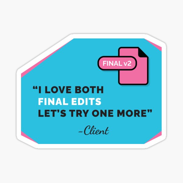 Sticker Videobearbeitung Redbubble