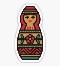 Russian Doll Sticker