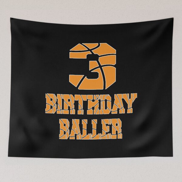 Item preview, 3rd Birthday Baller Boy 3 Years Old Basketball Themed Party product designed and sold by Grabitees.