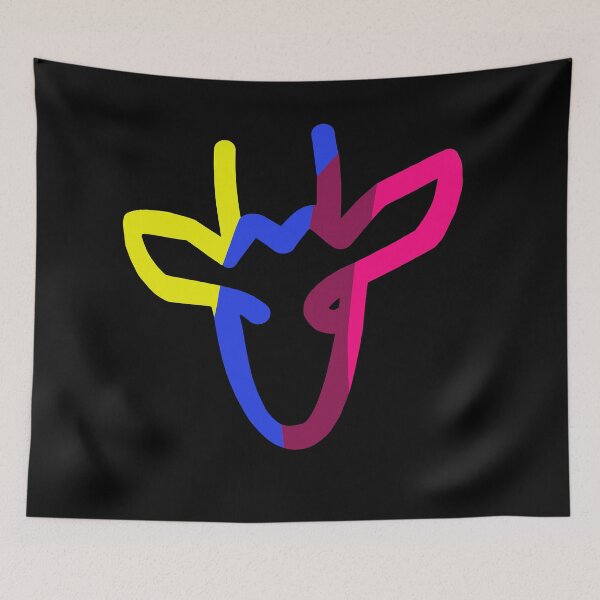 Item preview, Colorful Deer Silhouette designed and sold by Trace1234.