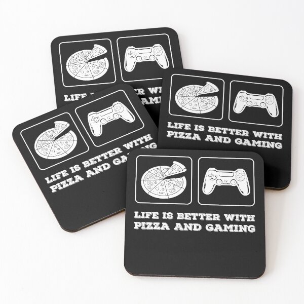 Item preview, Life Is Better With Pizza And Gaming designed and sold by T-idea.