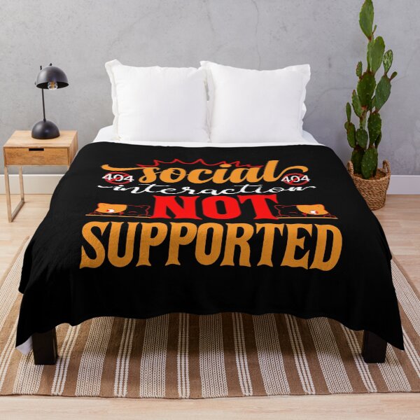 Item preview, Social Interaction Not Supported designed and sold by ADAMYASS.