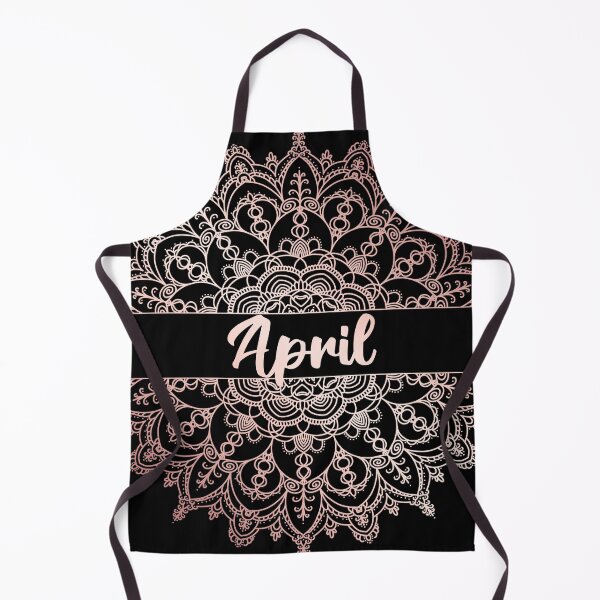 Item preview, April month for bullet journal in rose gold designed and sold by felinefeelings.