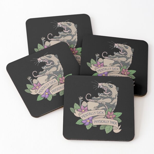 Item preview, Possum - Mentally Sick Physically Thick designed and sold by ValentinaHramov.