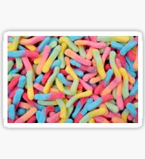 GUMMY WORMS Sticker