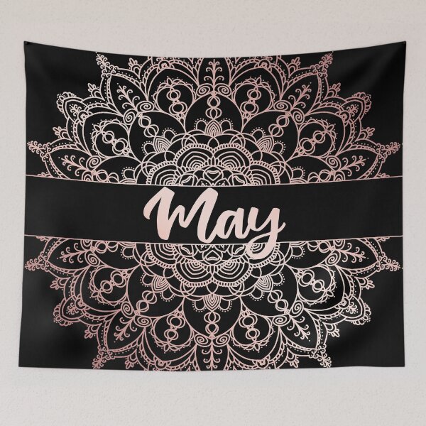 Item preview, May month for bullet journal in rose gold designed and sold by felinefeelings.