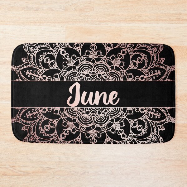 Item preview, June month for bullet journal in rose gold designed and sold by felinefeelings.