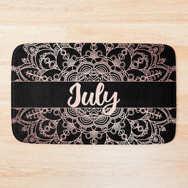 Item preview, July month for bullet journal in rose gold designed and sold by felinefeelings.